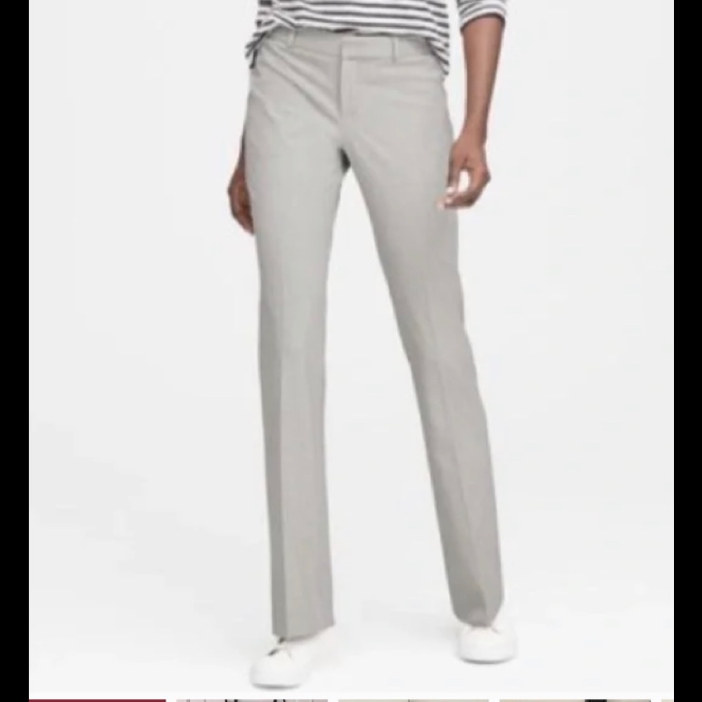Banana Republic Logan Trouser in Light Gray